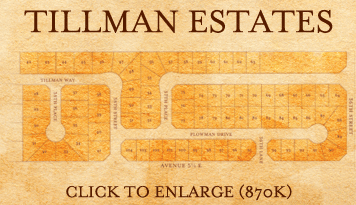 Tillman Estates Plat Plan